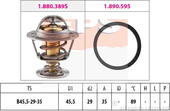 MDR EPS-1880 389 - Termostat, soyuducu furqanavto.az