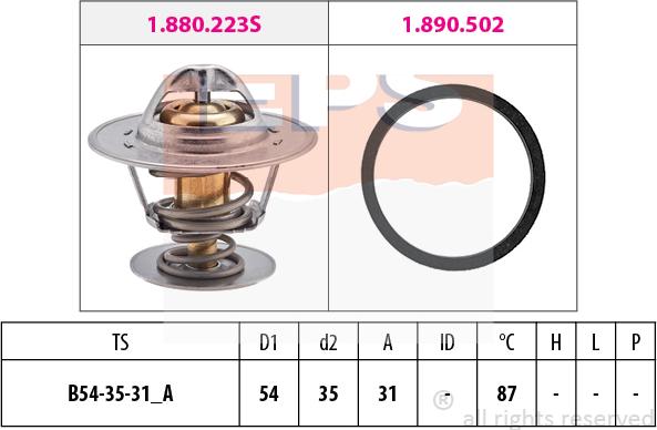 MDR EPS-1880 278 - Termostat, soyuducu furqanavto.az