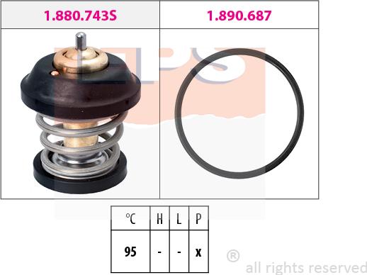 MDR EPS-1880 799 - Termostat, soyuducu furqanavto.az