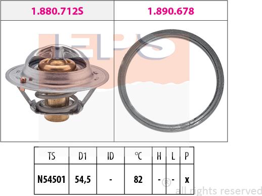 MDR EPS-1880 713 - Termostat, soyuducu furqanavto.az