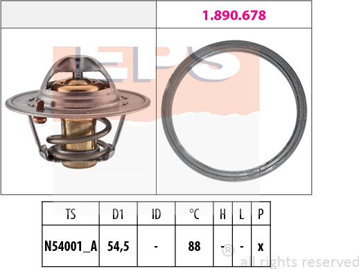 MDR EPS-1880 787 - Termostat, soyuducu furqanavto.az