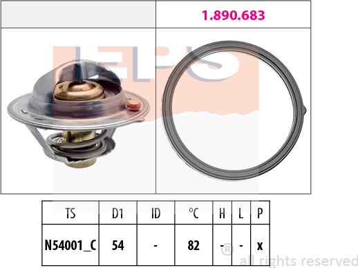 MDR EPS-1880 727 - Termostat, soyuducu furqanavto.az