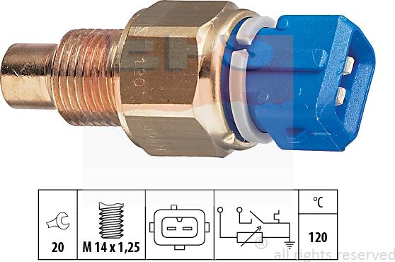 MDR EPS-1830 558 - Sensor, soyuducu suyun temperaturu furqanavto.az