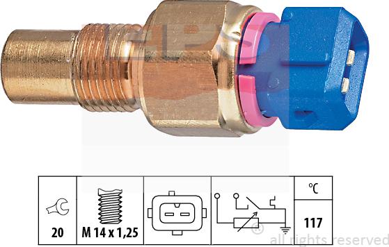 MDR EPS-1830 553 - Sensor, soyuducu suyun temperaturu furqanavto.az