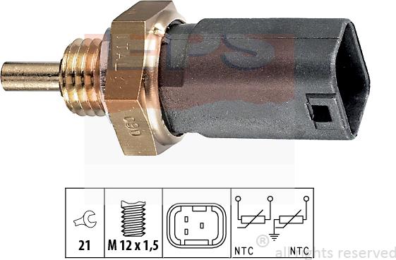 MDR EPS-1830 252 - Sensor, soyuducu suyun temperaturu furqanavto.az