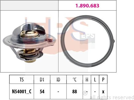 MDR EPS-1879 997 - Termostat, soyuducu furqanavto.az