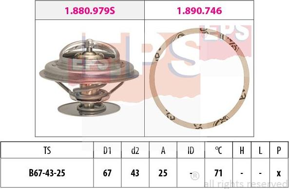 MDR EPS-1879 942 - Termostat, soyuducu furqanavto.az