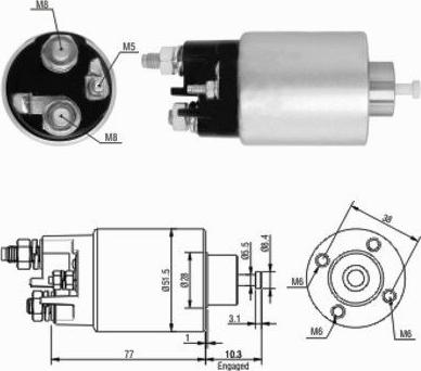 Meat & Doria 46058 - Solenoid açarı, başlanğıc furqanavto.az