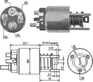 Meat & Doria 46080 - Solenoid açarı, başlanğıc furqanavto.az