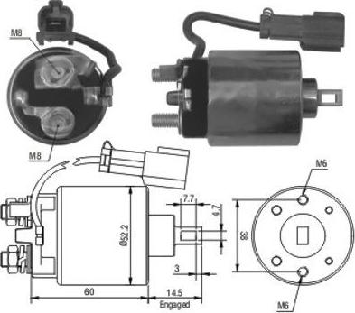 Meat & Doria 46150 - Solenoid açarı, başlanğıc furqanavto.az