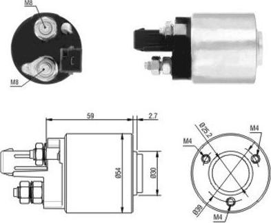 Meat & Doria 46105 - Solenoid açarı, başlanğıc furqanavto.az