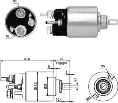 Meat & Doria 46118 - Solenoid açarı, başlanğıc furqanavto.az