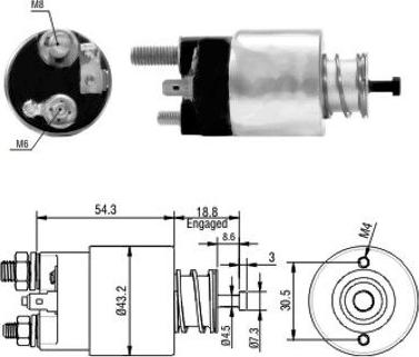 Meat & Doria 46135 - Solenoid açarı, başlanğıc furqanavto.az