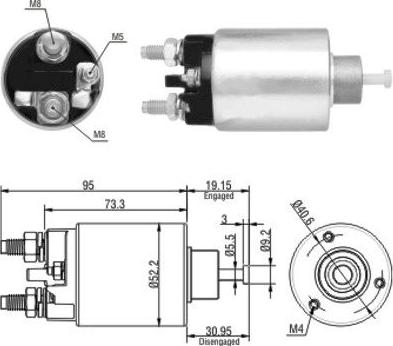 Meat & Doria 46133 - Solenoid açarı, başlanğıc furqanavto.az