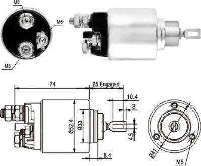 Meat & Doria 46129 - Solenoid açarı, başlanğıc furqanavto.az