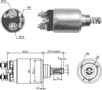 Meat & Doria 46312 - Solenoid açarı, başlanğıc furqanavto.az