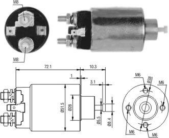 Meat & Doria 46297 - Solenoid açarı, başlanğıc furqanavto.az