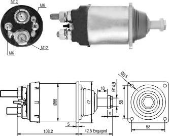 Meat & Doria 46253 - Solenoid açarı, başlanğıc furqanavto.az