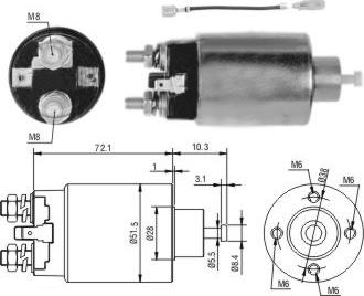 Meat & Doria 46282 - Solenoid açarı, başlanğıc furqanavto.az