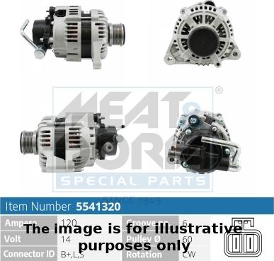 Meat & Doria 5541320G - Alternator furqanavto.az