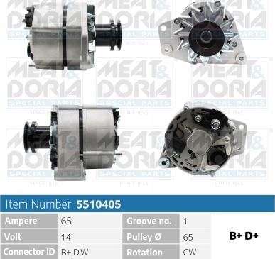 Meat & Doria 5510405 - Alternator furqanavto.az