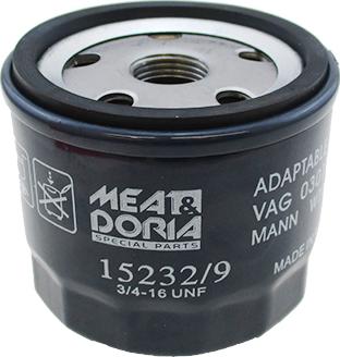 Meat & Doria 15232/9 - Yağ filtri furqanavto.az