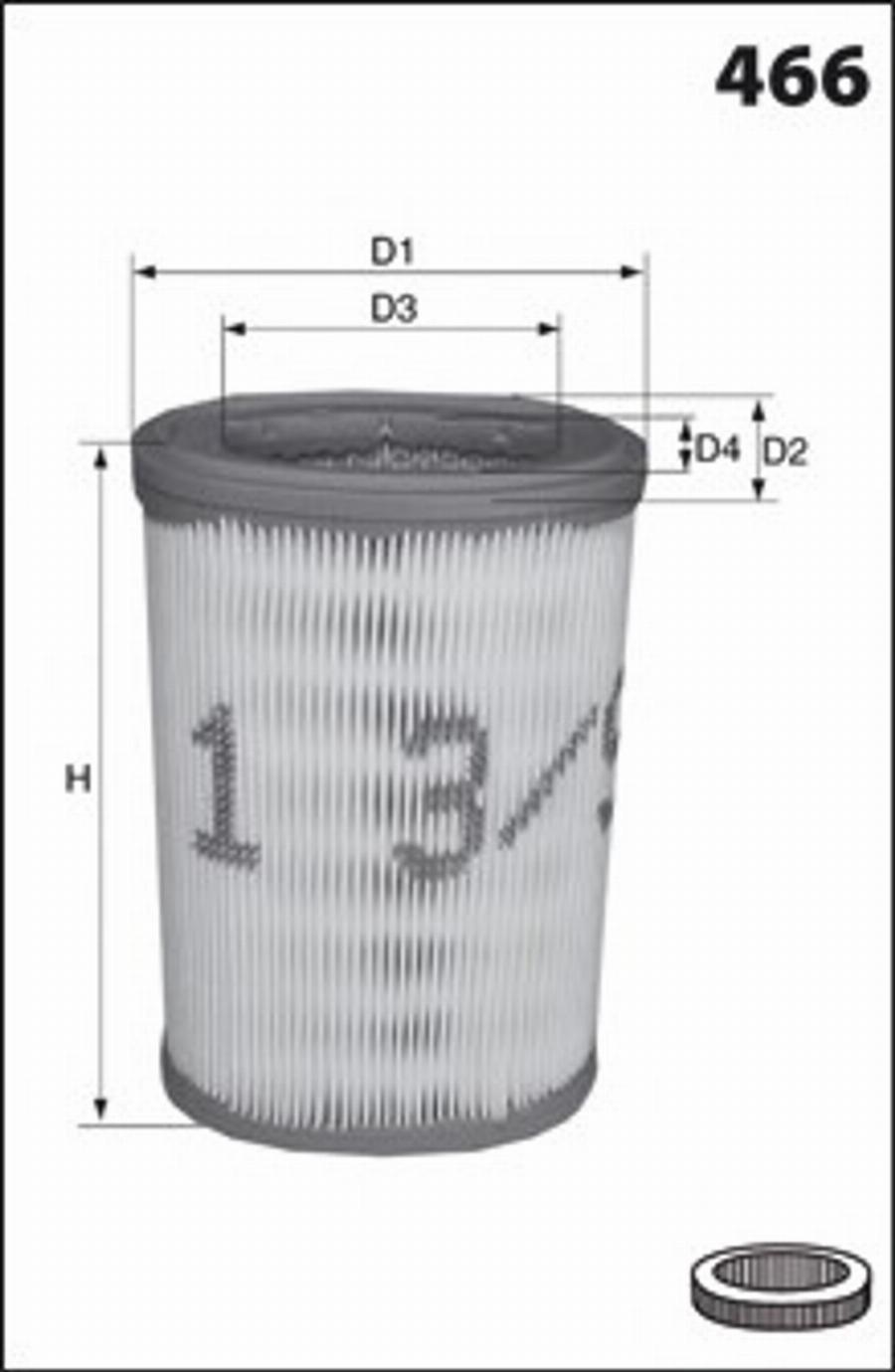 Mecafilter 152 - Hava filtri furqanavto.az