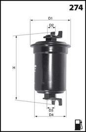 Mecafilter ELE6033 - Yanacaq filtri furqanavto.az