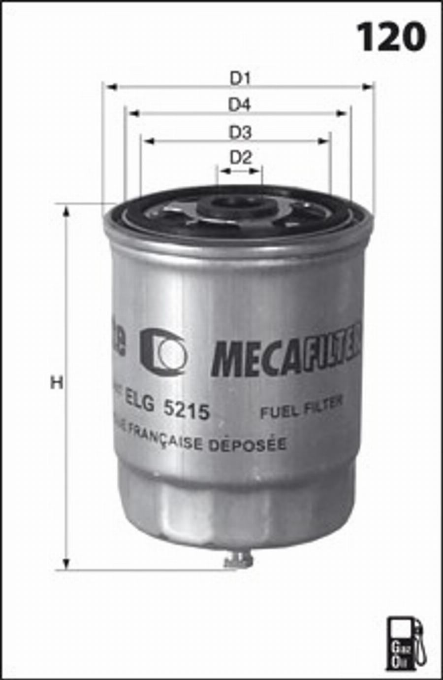 Mecafilter G74 - Yanacaq filtri furqanavto.az