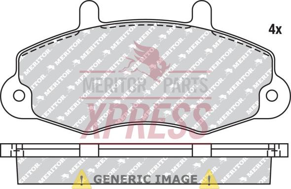 Meritor MDP700 - Əyləc altlığı dəsti, əyləc diski www.furqanavto.az