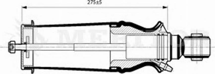 Meritor MLF5109 - Amortizator, kabin asması furqanavto.az