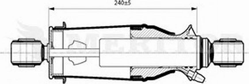 Meritor MLF5100 - Amortizator, kabin asması furqanavto.az