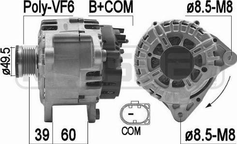 Messmer 209463 - Alternator furqanavto.az