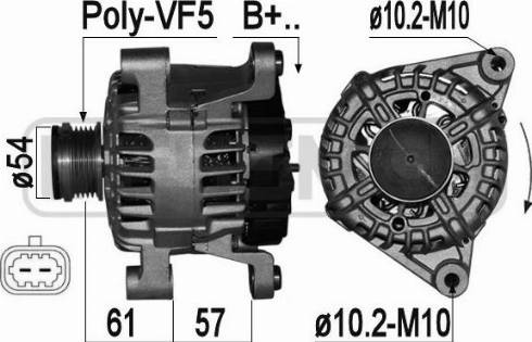 Messmer 209406 - Alternator furqanavto.az