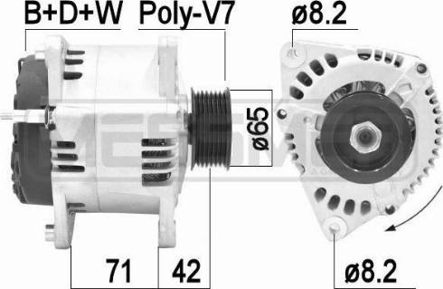 Messmer 209415A - Alternator furqanavto.az