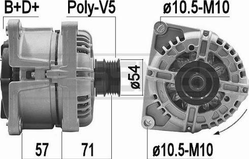 Messmer 209418A - Alternator furqanavto.az