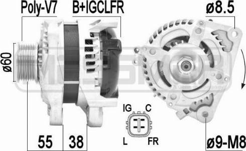 Messmer 209412A - Alternator furqanavto.az