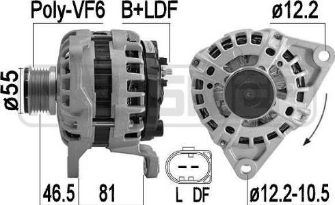 Messmer 209558A - Alternator furqanavto.az