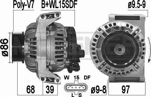 Messmer 209504 - Alternator furqanavto.az