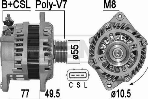 Messmer 209506A - Alternator furqanavto.az