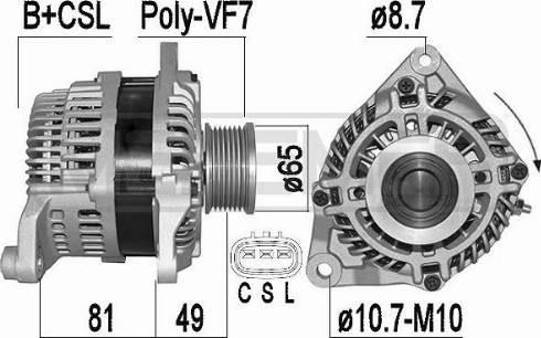 Messmer 209519A - Alternator furqanavto.az