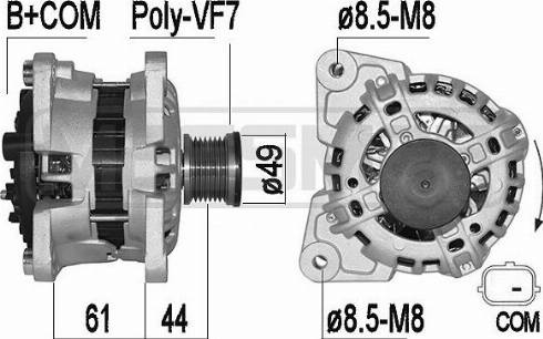 Messmer 209518A - Alternator furqanavto.az