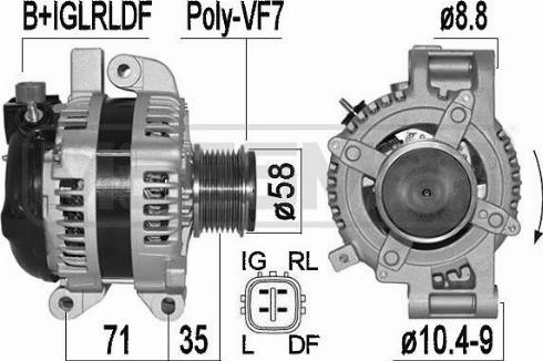 Messmer 209517A - Alternator furqanavto.az