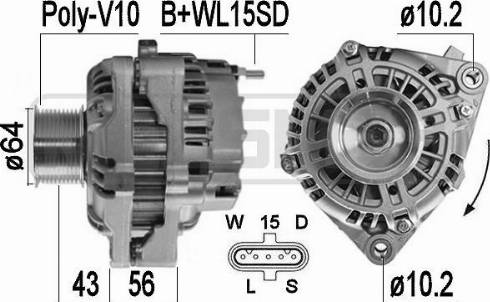 Messmer 209580 - Alternator furqanavto.az