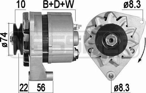 Messmer 209583 - Alternator furqanavto.az