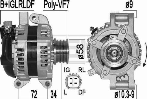 Messmer 209534A - Alternator furqanavto.az