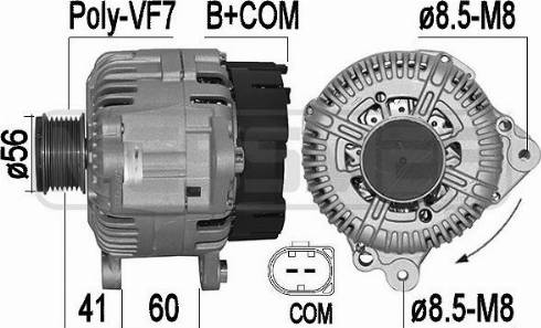 Messmer 209577A - Alternator furqanavto.az