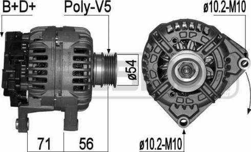 Messmer 209096A - Alternator furqanavto.az