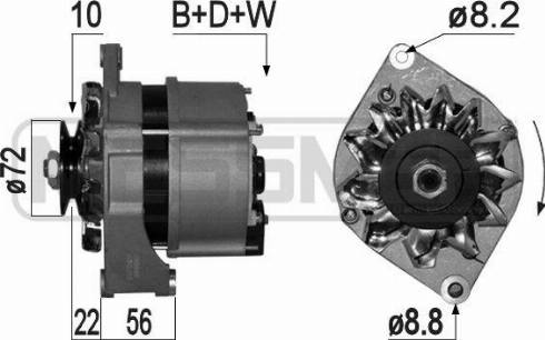 Messmer 209090A - Alternator furqanavto.az