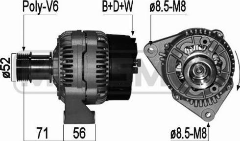 Messmer 209092A - Alternator furqanavto.az